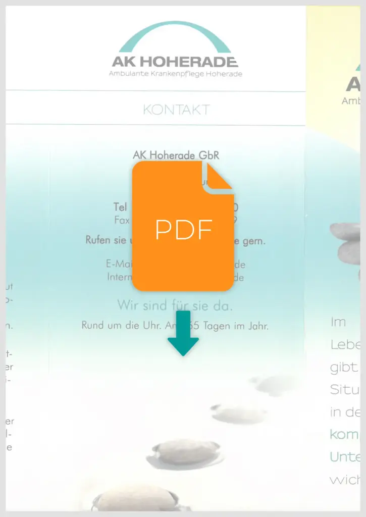 Vorschaubild Flyer AK Hoherade